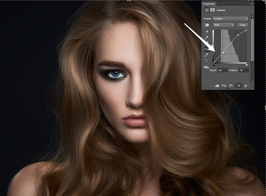 hair retouching